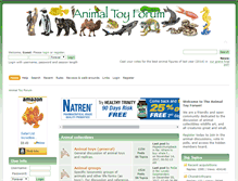 Tablet Screenshot of animaltoyforum.com